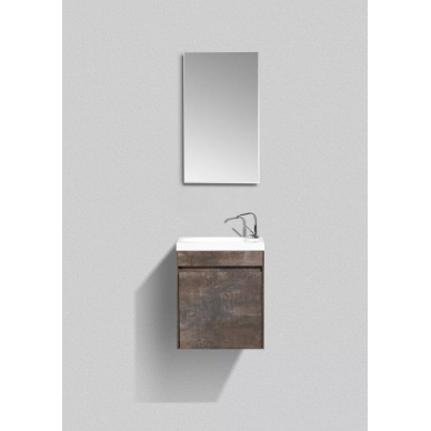 Тумба для раковины BelBagno Pietra Mini (PIETRA MINI-460-1A-SO-PT-L) левосторонняя (45.4x25.7) Stone 3