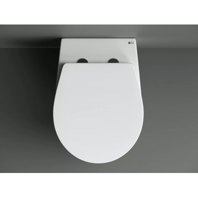 Подвесной унитаз Ceramicanova Pearl (CN8001) безободковый с сидением микролифт 8