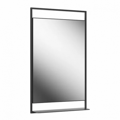 Зеркало Kerama Marazzi Plaza Next (60x100 см) (черный), с LED подсветкой 0
