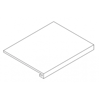 1047187 BIARRITZ GRADONE SQUARE ECRU 32x40 0