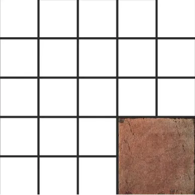 1001221 QUARRY TERRA MOSAICO 6x6 31.7x31.7 0