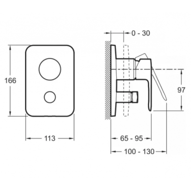 Душевая система Jacob Delafon Modulo (E30759-CP) 12