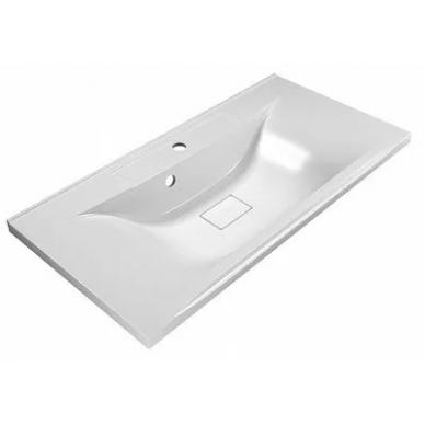 Тумба для ванной BelBagno Marino (MARINO-H60-900-2C-SO-BL-P) 90 см, Bianco Lucido 6