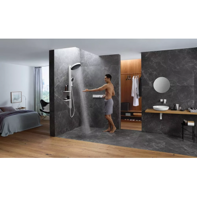 Термостат для душа Hansgrohe RainSelect (15380700) белый матовый 6