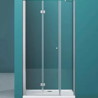 Душевая дверь BelBagno Albano (ALBANO-BS-13-60+60-C-Cr) профиль хром/стекло прозрачное 5