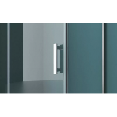 Душевой уголок BelBagno Kraft (KRAFT-A-12-100-C-Cr-L) 100х100 см, профиль хром/стекло прозрачное 6