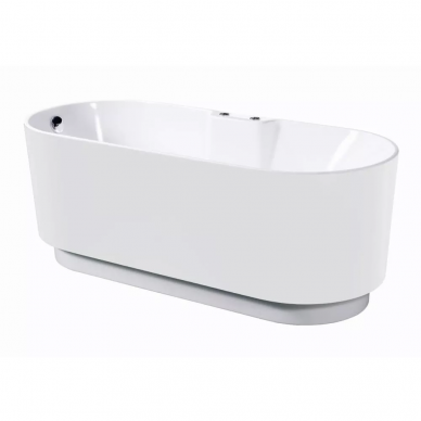 Акриловая ванна Orans NL (BT-NL601-FTSH White) (175x75) белая отделка 0