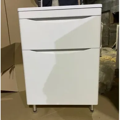 Тумба для ванной Style Line Бергамо Мини СС-00002307 60 см напольная, антискрейтч белый 5