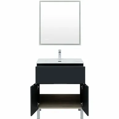Тумба для ванной Aquanet Алвита New 303900 70 см, антрацит 7