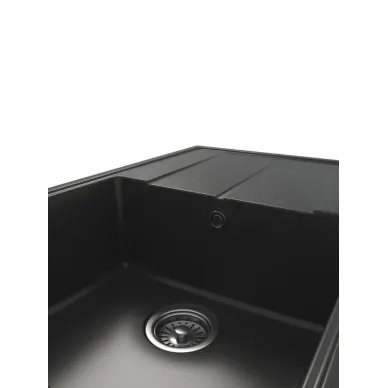 Мойка для кухни Teymi Hanna Smart T120116 74х48 черная матовая 5