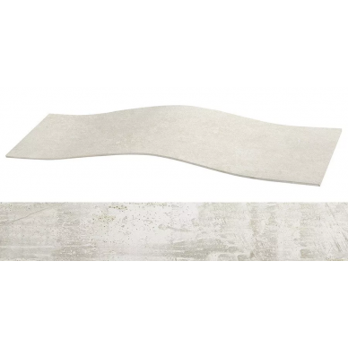 Cast Iron White Natural Curve-15 14.75x59 0
