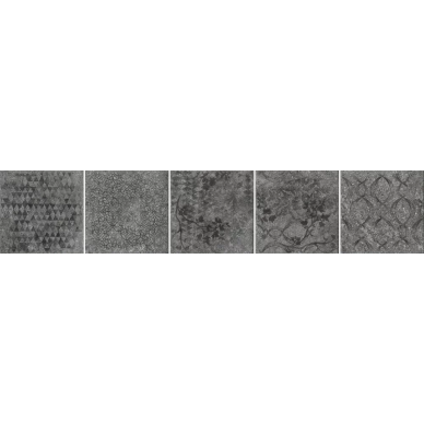 64444 Decoro Armonie 1-5 Dark Grey (Set 5Pz) 20x20 0