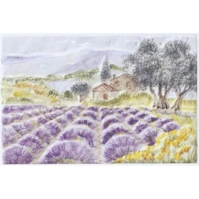 1007290 CALEIDOS FORMELLA CAMPO LAVANDA 20x30 0