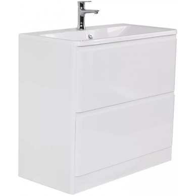 Тумба для ванной Belbagno Albano (ALBANO-800-2C-PIA-BL) (80 см) Bianco Lucido 7