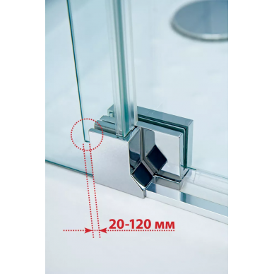 Душевой уголок Cezares Slider AH 1 (SLIDER-AH-1-100-90/100-C-Cr) 11