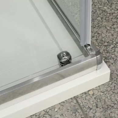 Душевой уголок BelBagno Unique (UNIQUE-A-2-85/100-M-Cr) 100х100х190 см, профиль хром/стекло матовое 5