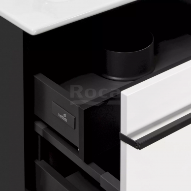 Тумба для ванной Roca Aneto (857429806) (60 см) белый глянец 5