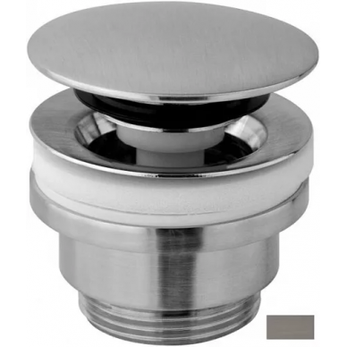 Донный клапан Paffoni Light (ZSCA050NKNSP) click clack, матовый черный никель 0