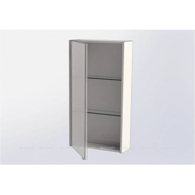 Зеркальный шкаф Aquanet Августа 58 L (00210008) белый 5