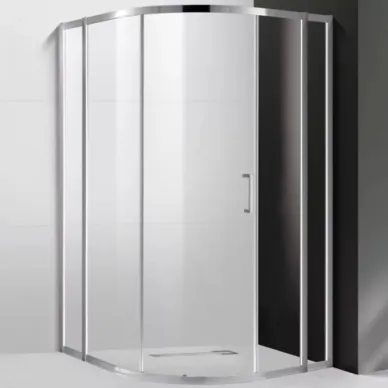 Душевой уголок Cezares Molveno (MOLVENO-R-11-90+20-C-Cr-IV) профиль хром/стекло прозрачное 0