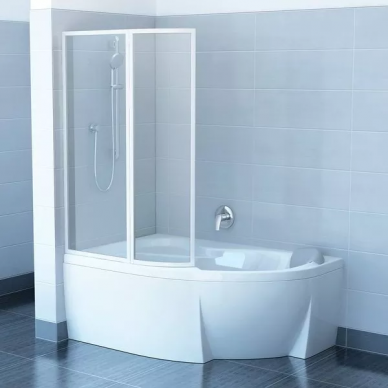 Шторка для ванной Ravak VSK2 Rosa L (76LB010041) (170 см) полистирол Rain 0