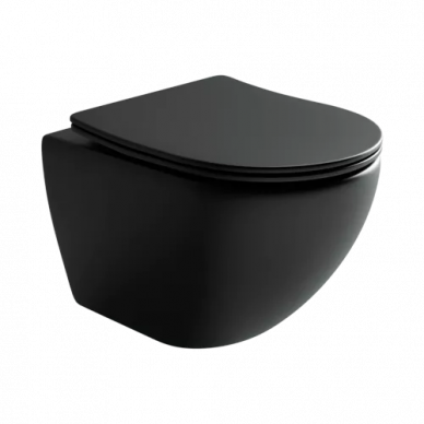 Инсталяция Ceramicanova Envision (CN4002MB_1002M_1000) с унитазом Metropol Rimless, кнопка хром 6