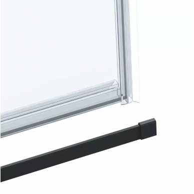 Душевой уголок Vincea Como Soft (VSR-1CS9015CLB) 150х90х195 см, профиль черный/стекло прозрачное 4