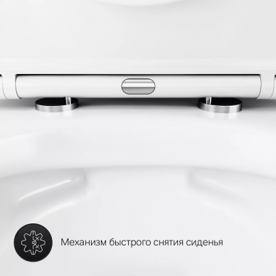Унитаз подвесной Am.Pm Sense FlashClean (C741701SC) с сиденьем микролифт 5