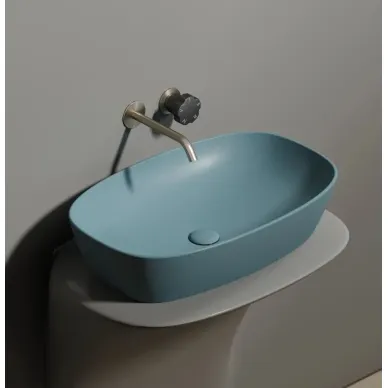 Раковина накладная Ceramicanova Element (CN6049MLG) (60 см) зеленая матовая 5