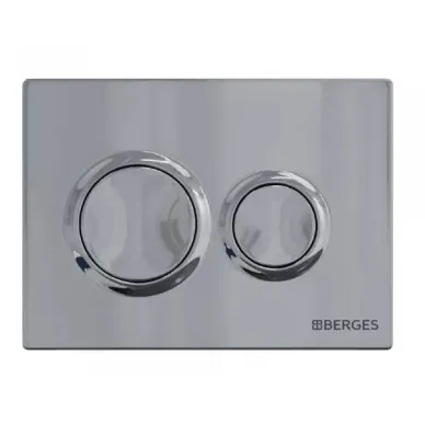 Инсталляция Berges Novum 525 + Sigma Rimless + кнопка O3 (глянцевый хром) в комплекте с унитазом (белый), безободковый, с сидением микролифт 6