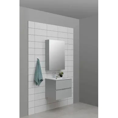 Тумба для ванной Aquanet Алвита New 277512 60 см, серая матовая 7