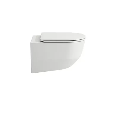 Laufen Pro Унитаз подвесной, безободковый, 53х36х34см., покрытие LLC, цвет: белый 5