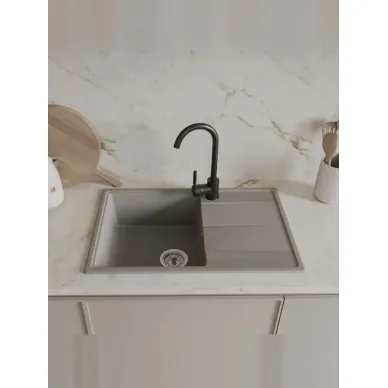 Мойка для кухни T120118 74х48 серая матовая Teymi Hanna Smart 6