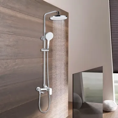 Душевая система Azario Arizona Round AZ-20R с изливом, хром 5