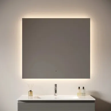 Зеркало Sancos Square 2.0 SQ2.900 90х70 см, с LED подсветкой 5