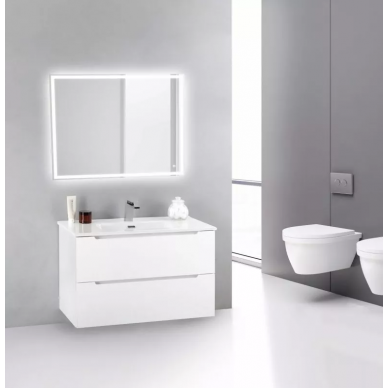 Тумба для ванной Belbagno Etna 39 (ETNA39-800/390-2C-SO-BL-P) Bianco Lucido 3