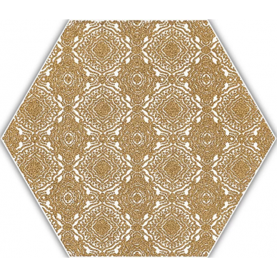Shiny Lines Gold Heksagon Inserto E 19.8x17.1 0