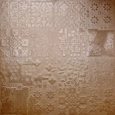 Rendering Bronze Decor Lappato 59.55x59.55 0