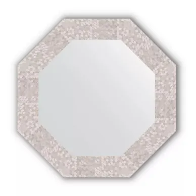 Зеркало Evoform Octagon (BY 3746) в багетной раме, соты алюминий (63х63 см) 0