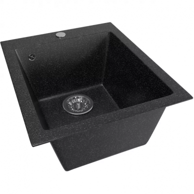 Мойка кухонная Mixline ML-GM14	(525094) черный 5
