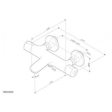 Термостат для ванной AM.PM Like (F8050000) 7