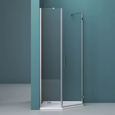 Душевой уголок BelBagno Kraft (KRAFT-P-1-90-C-Cr-L) 90х90 см, прозрачное стекло 6
