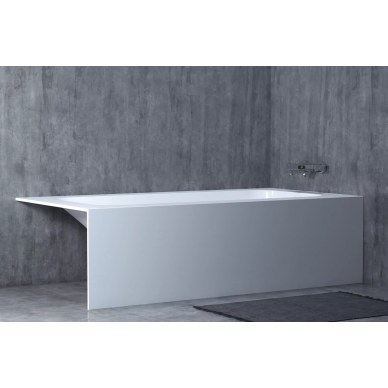 Ванна из литого мрамора Salini Orlando Kit (102115MRF) (160x70 см) (S-Sense) полностью по RAL матовая 5