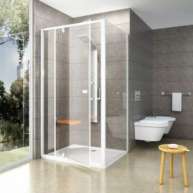 Боковая стенка Ravak Pivot PPS-100 (90GA0100Z1) профиль белый/стекло Transparent 8