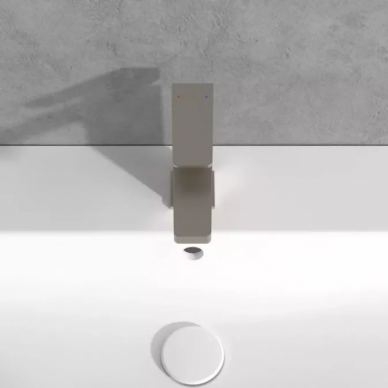 Смеситель для раковины Villeroy & Boch Architectura Square (TVW12500100064) никель сатинированный матовый 5