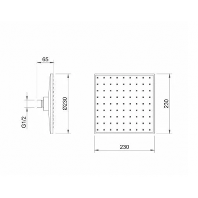 Душевая система Berges Nardis 2S (071002) матовый чёрный 5