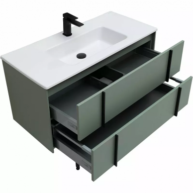 Тумба для ванной Allen Brau Reality 100 (1.32007.CGM) олива матовый 8