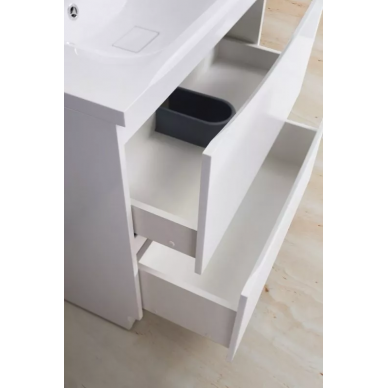 Тумба для ванной Belbagno Marino 80 (Bianco Lucido) (напольный) 5