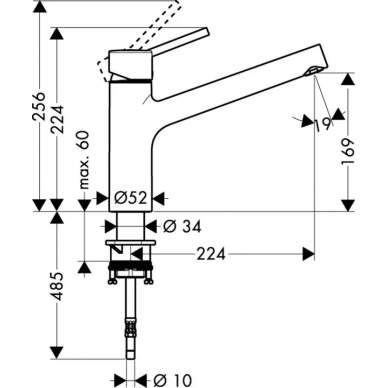 Смеситель для кухни Hansgrohe Talis S (32851000) 1