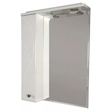 Зеркальный шкаф Aquaton Лиана 65 L (1A166202LL01L) белый, левый 2